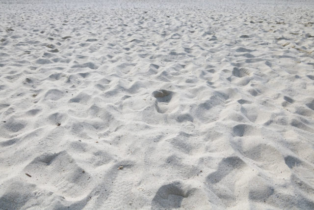 白良浜海岸の砂浜